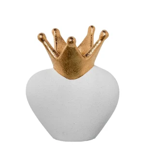 Figura corazón cerámica 26 cm