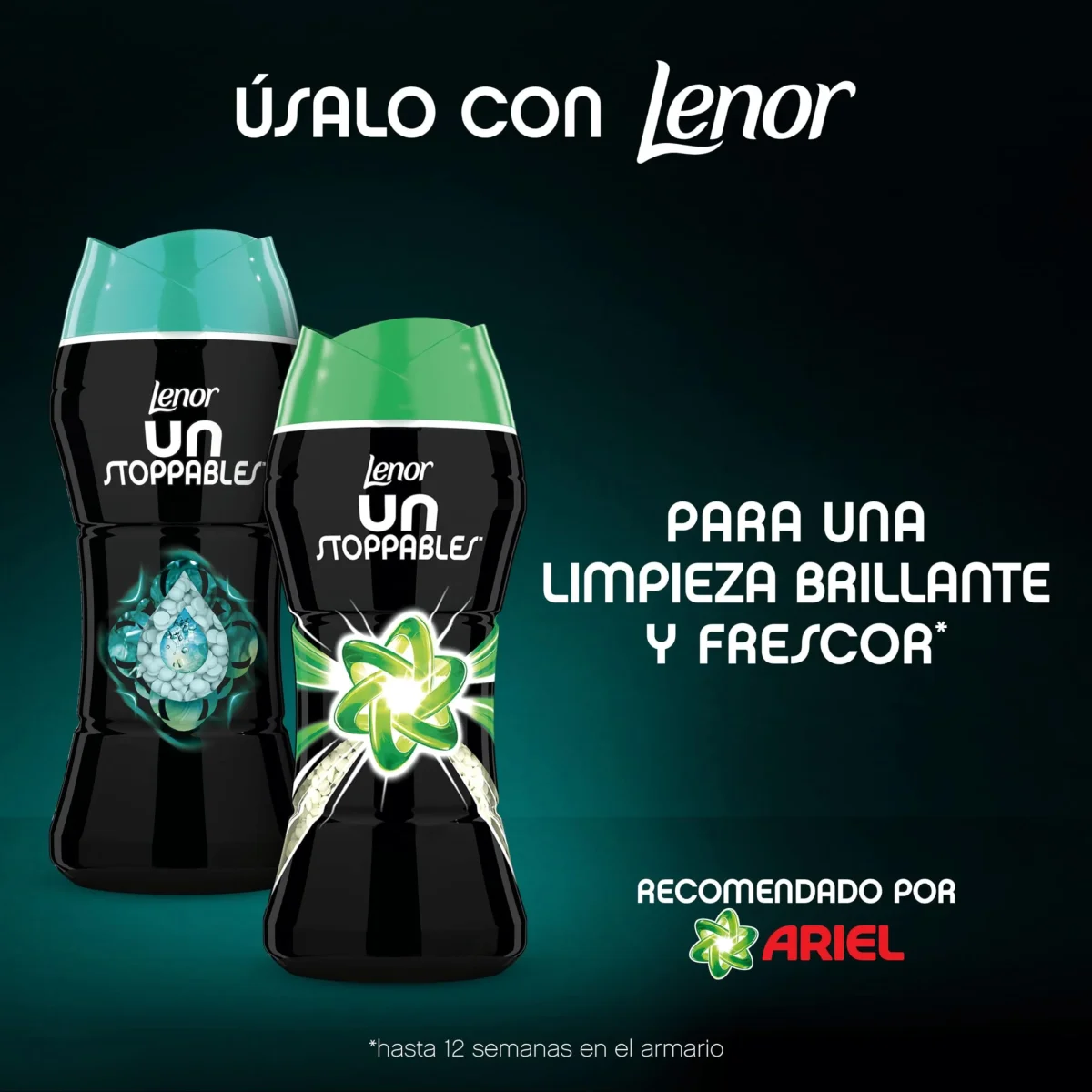 Ariel Detergente Lavadora Liquido, 96 Lavados (4x24), Jabon Quitamanchas, Mas Poder Extra Quitamanchas, Limpieza Profunda - Imagen 7