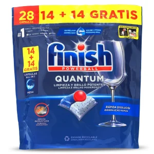 Lavavajillas máquina quantum Finish bolsa 28 unidades