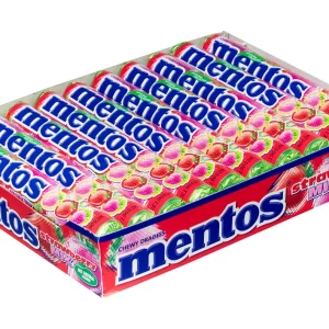 Mentos Mix de Fresas, Caramelo Masticable - 20 unidades de 38 gr (Total 760 gr)